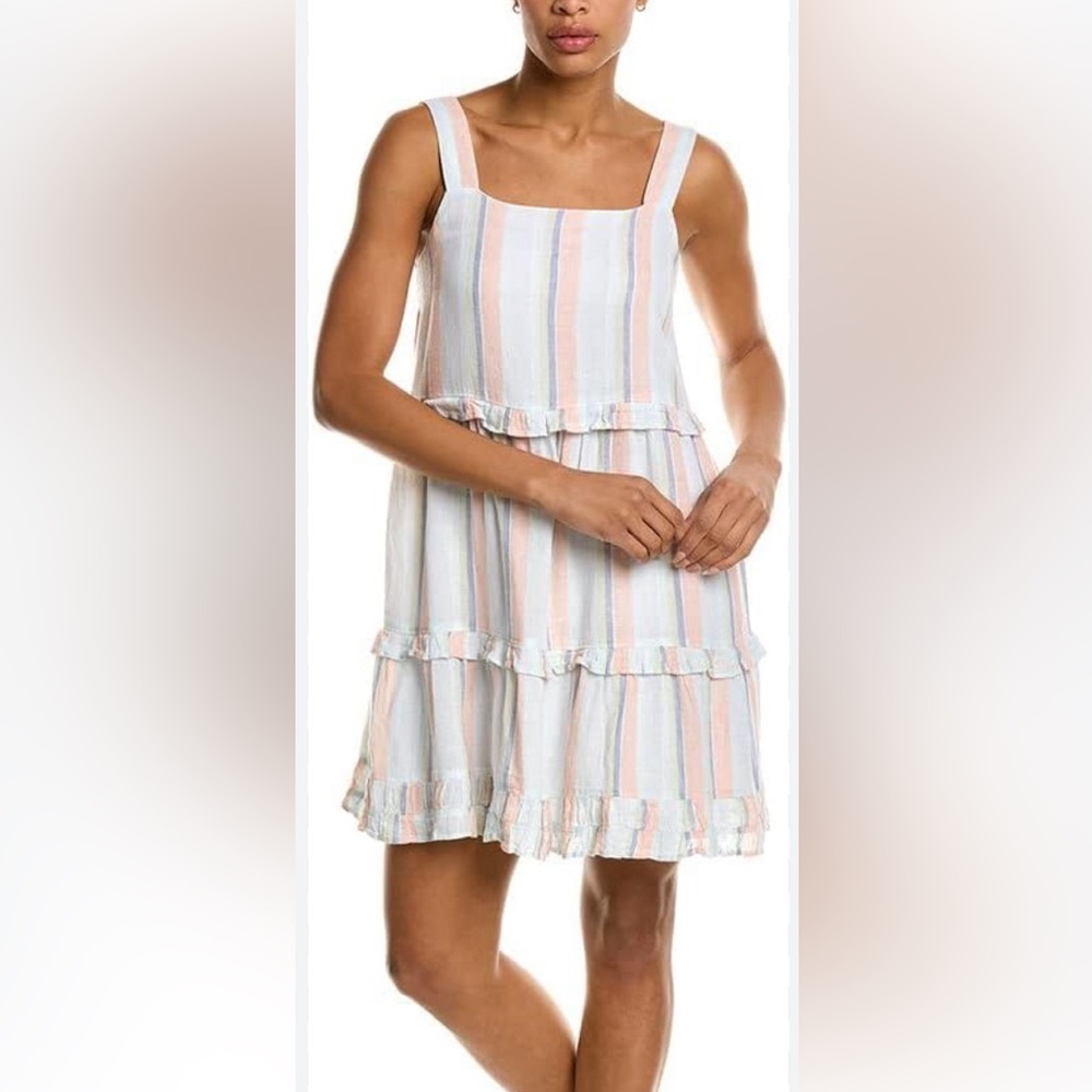 Rails NWT,size medium, sandy Biarritz multi stripe dress.